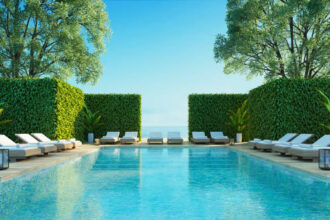 pool tile installation
